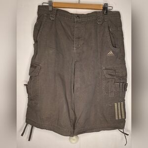 Addidas Mens Khaki Cargo Shorts M. 2006